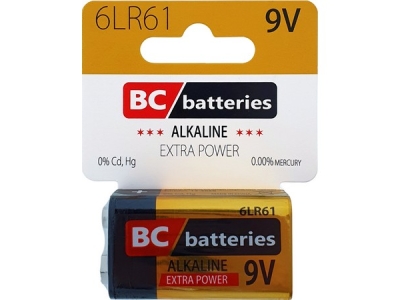 BATERIE BC 6LR61/1BP Intensive 9 V, alkalická