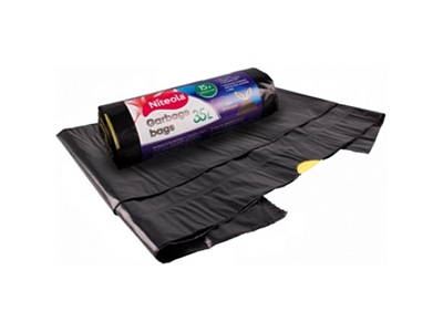 SÁČKY zatahovací extra pevné 35 l  15 ks   NITEOLA