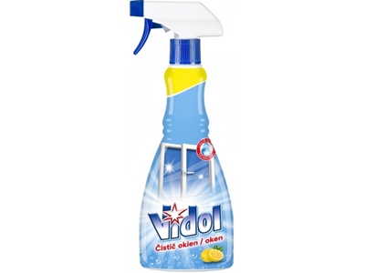VIDOL čistič oken, skleněných ploch, zrcadel 500 ml