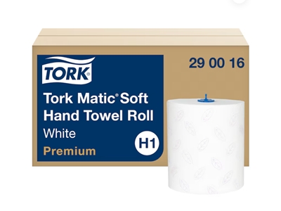 TORK Matic Premium papírové ručníky v roli 2vrstvé, bílé, 120 m      120016  1 role Prodej pouze po balení