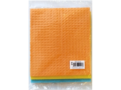 HOUBOVÁ utěrka Clanax mix barev 18 x 16 x 0,5 cm  3 ks       0220034