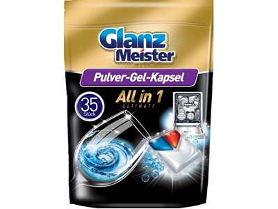 Glanz Meister Ultimate All in 1 gelové tablety do myčky 35 ks