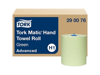 TORK MATIC Advanced papírové ručníky v roli, 2vrstvé, zelené, 150 m   120076  1 role Prodej pouze po balení