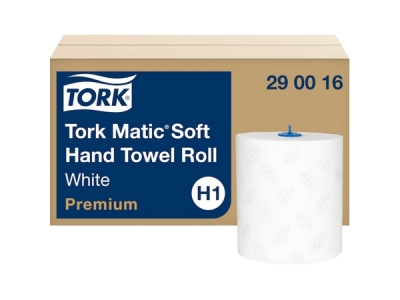 TORK MATIC Premium papírové ručníky v roli, 2vrstvé, bílé, 120 m  (290016)  1 role Prodej pouze po balení