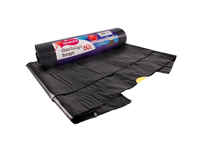 SÁČKY do koše zatahovací s páskou silné 60 l   10 ks NITEOLA