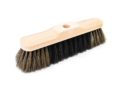 SMETÁK dřevěný nelakovaný, žíně 28,5 cm   5141/231