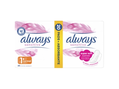 ALWAYS vložky Ultra Sensitive Normal DUO 20 ks