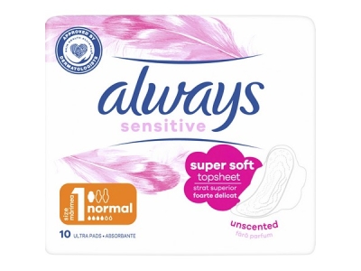 ALWAYS vložky Ultra Sensitive Normal Plus 10 ks