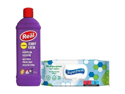 SET Real jemný Levandule 600 g (20 ks karton)                                                                                                                                                                                                             