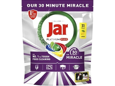 JAR  tablety do myčky krátký program 31ks