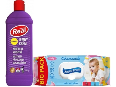 SET Real jemný Levandule 600 g (20 ks karton)                                                                                                                                                                                                             