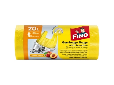 FINO HD sáčky na odpad žluté 20 l  30 ks Aroma