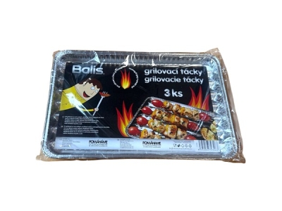 GRILOVACÍ tácky 36 x 23 cm  3 ks