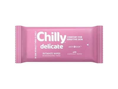 CHILLY Intimní vlhčené ubrousky Delicate 12 ks