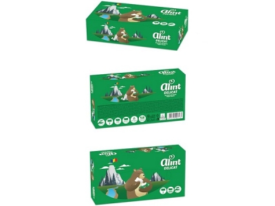 KAPESNÍČKY kosmetické Alint 100 ks 2vrstvé 100 % celulóza  (3206100)