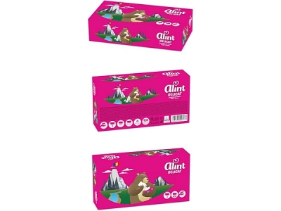 KAPESNÍČKY kosmetické Alint 100 ks 2vrstvé 100 % celulóza  (3206100)