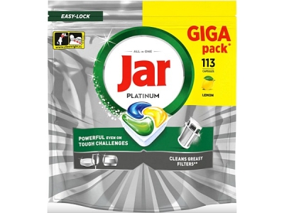 JAR tablety do myčky Platinum GIGA Lemon 113 ks