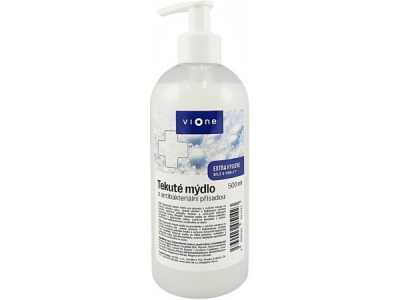 VIONE Tek.mýdlo EXTRA HYGIENE antibakteriální bílé 500 ml                                                                                                                                                                                                 