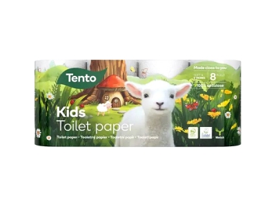 TOALETNÍ papír Tento Kids ovečky 3vrstvý návin 18 m  8 ks   232782