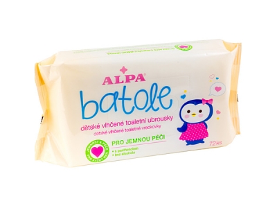 BATOLE dětské vlhčené ubrousky 72 ks
