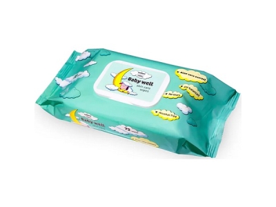 WD Baby well vlhčené ubrousky Aloe vera 72 ks
