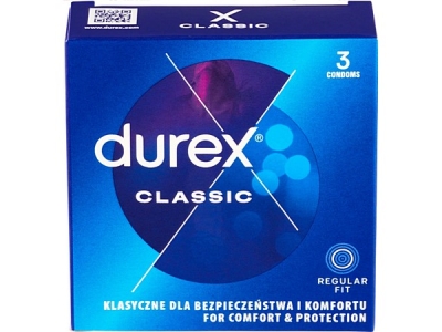 DUREX Classic kondom 3 ks