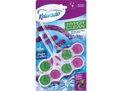 KOLORADO WC block  BLACKBERRY SHAKE  2 x 45 g