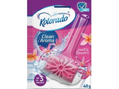 KOLORADO WC kostka clean aroma  EXOTIC  FLOWERS  40 g