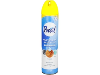 BRAIT multicleaner na nábytek Antistatic Lemon 300 ml