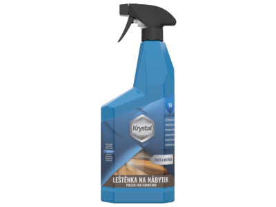KRYSTAL leštěnka na nábytek rozprašovač, 750 ml