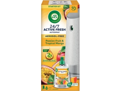 AIRWICK Active Fresh difuzér + náplň  Maracuja & Mango  228ml vodní báze