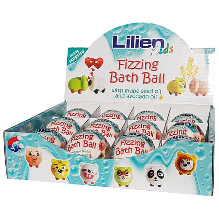 LILIEN Fizzing Bath Ball šumivá lázeň s překvapením pro děti