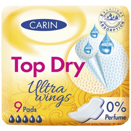 CARINE Ultra Wings Top Dry 9 ks