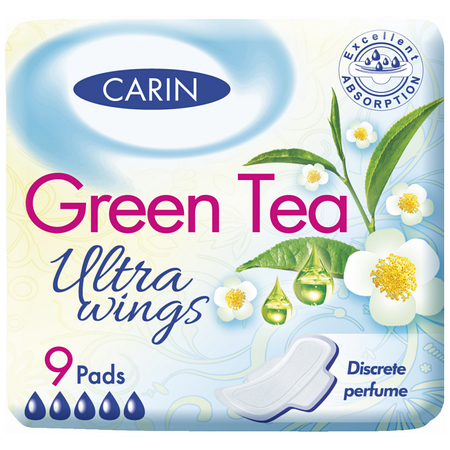 CARIN Ultra Wings Green Tea 9 ks