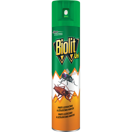 BIOLIT UNI sprej proti létajícímu a lezoucímu hmyzu 400 ml