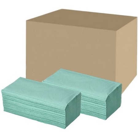 BOKK-net papírové ručníky ZZ zelené 5 000 ks